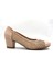 Topuklu File Detaylı Günlük Kadın Ayakkabı Nut 3
