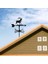 Buck Şekil Weathervane Çiftlik Evi Hava Perdesi Bahçe Bahçe Çatı Montaj Çubuk (Yurt Dışından) 3