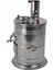Semaver Çift Musluklu Krom Piknik Semaveri Odunlu Büyük Boy Kömürlü Semaver 8 Litre 2