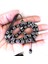 Koleksiyonluk Erzurum Oltu Taşı Tesbih Gümüş İşlemeli Tesbih 8x12 mm 3