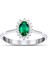 Emerald Oval Yüzük 1