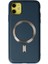 iPhone 12 Uyumlu Coco Deri Magneticsafe Silikon Telefon Kılıfı 1