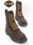 Brown Leather Erkek Bot & Bootie HD1777155302 1