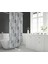 180X200 cm Banyo Perdesi Tek Kanat Banyo Duş Perdesi-12 Adet C Halka Hediyeli Küvet Perdesi 2