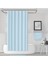 Mavi Banyo Perdesi 180X200 Duş Perdesi Tek Kanat Banyo Perdeleri - Su Geçirmez Küvet Perde 1