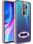 Redmi Note 8 Pro ile Uyumlu Kılıf Kamera Korumalı Logo Gösteren Colored Z-Omega Kapak Siyah 1