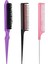 3pcs Saç Fırçası Set Kenar Slicking Pick Pick Pick Taşıma Taraklar Evde Kullanım (Yurt Dışından) 1