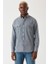 ❤️ Regular Fit Lacivert Flanel Erkek Gömlek GM22K222081_K39 3