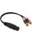 Xlr - 2 Rca Aktarım Stereo Audio Aux Kordon Dönüştürücü Tel 30CM 12" (Yurt Dışından) 1