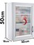 Ecza Dolabı Içi Dolu Ilk Yardım Içerikli Pvc 50X35X16 cm 159 3