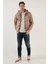 Slim Fit Kapüşonlu Fermuarlı Içi Tüylü Yumuşak Şardonlu Kışlık Sweat Erkek Sweat 5905340 3