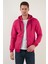 Slim Fit Kapüşonlu Fermuarlı Içi Tüylü Yumuşak Şardonlu Kışlık Sweat Erkek Sweat 5905340 3