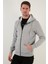Slim Fit Kapüşonlu Fermuarlı Içi Tüylü Yumuşak Şardonlu Kışlık Sweat Erkek Sweat 5905340 1