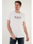 Pamuk Baskılı Slim Fit Bisiklet Yaka T Shirt Erkek T Shirt 541BLACKCOLOUR 2