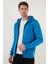 Slim Fit Kapüşonlu Fermuarlı Içi Tüylü Yumuşak Şardonlu Kışlık Sweat Erkek Sweat 5905340 2