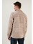 Desenli Slim Fit Cepli Kışlık Gömlek Erkek Gömlek CF23W346032 5