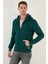 Slim Fit Kapüşonlu Fermuarlı Içi Tüylü Yumuşak Şardonlu Kışlık Sweat Erkek Sweat 5905340 2