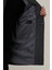 Slim Fit Tek Yırtmaçlı Dik Yaka Kaşe Kaban Erkek Kaban 6440401 5