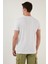 Yazı Baskılı Bisiklet Yaka Pamuk Slim Fit Basic T Shirt Erkek T Shirt 541TACTICAL 5