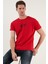 Yazı Baskılı Bisiklet Yaka  Pamuk Slim Fit T Shirt Erkek T Shirt 541THEMAS 1