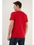 Yazı Baskılı Bisiklet Yaka  Pamuk Slim Fit T Shirt Erkek T Shirt 541THEMAS 5