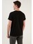 Yazı Baskılı Bisiklet Yaka Pamuk Slim Fit T Shirt Erkek T Shirt 541WIND 5