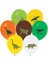 TVJ8013 4+1 Vahşi Jurassic Parti Baskılı Pastel Balon 12 Inç 8li -Balonevi 2
