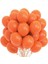 75 Adet Turuncu Renk Balon-+ Balon Zinciri Balon Bandı Hediye 1