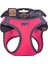 Havalı Dokuma Reflektör Serisi Küçük Irk Göğüs Tasması Pembe XS-30-34CM 1