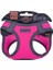 Havalı Dokuma Reflektör Serisi Küçük Irk Göğüs Tasması Pembe XS-30-34CM 2