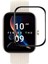 Amazfit Bip 3 1.69 Inch Tam Kaplayan Kavisli Ekran Koruyucu 3D Pet Film - Siyah AL3385 1
