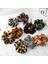 9x Lady Leopar Saç Scrunchies Kauçuk Saç Bant Gerilebilir Saç Bağları (Yurt Dışından) 2