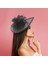 2pcs Kadın Tüy Head Band Hat Fascinator Düğün Partisi Ascot, Siyah Beyaz, Kadınlar Siyah Beyaz (Yurt Dışından) 5