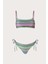 40734 Yeşil Simli Bikini Takımı 3