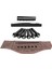 6string Ahşap Gitar Köprüsü Pimler Pegs Somun Edin (Yurt Dışından) 1