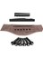 6string Ahşap Gitar Köprüsü Pimler Pegs Somun Edin (Yurt Dışından) 2