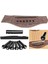 6string Ahşap Gitar Köprüsü Pimler Pegs Somun Edin (Yurt Dışından) 5
