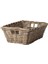 Rattan Sepet Ölçü 36X51X17 cm Meridyendukkan Gri Renk El Yapım Sepet,kutu,düzenleyici Rattan 1