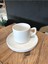 Stackable Çay/Nescafe Fincanı Tabaklı Beyaz 1