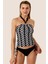 40660 Siyah Desenli Tankini 1