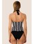 40660 Siyah Desenli Tankini 2