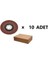 10 Adet Flap Disk Zımpara 60 Kum 1