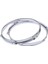 Die Cast Square Drum Hoop Set Çifti 10 "6 Delikli 1.5mm Kalınlık Krom (Yurt Dışından) 1