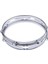 Die Cast Square Drum Hoop Set Çifti 10 "6 Delikli 1.5mm Kalınlık Krom (Yurt Dışından) 4