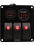 12V-24V 4.8A Çift Voltmetre ile 3 Çete Rocker Anahtar Paneli (Yurt Dışından) 1