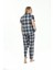 Yeni Inci Ekose Kadın Pijama Takım BPJ1800 2