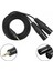 2x 3.5mm 1/8 Inç Trs Erkek Ila Çift Xlr Dişi Kablolar Ara Bağlantı (Yurt Dışından) 4