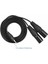 2x 3.5mm 1/8 Inç Trs Erkek Ila Çift Xlr Dişi Kablolar Ara Bağlantı (Yurt Dışından) 5