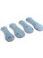 4x Su Geçirmez Golf Kulübü Kafa Hibrid Golf Putter Başlık Koruyucu Kasa Tuval Peluş Kapsar (Yurt Dışından) 2