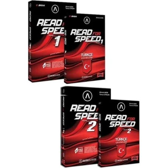 Akın Dil Eğitim Akın Dil & Yargı Yayınları Read For Speed 1-2 Set